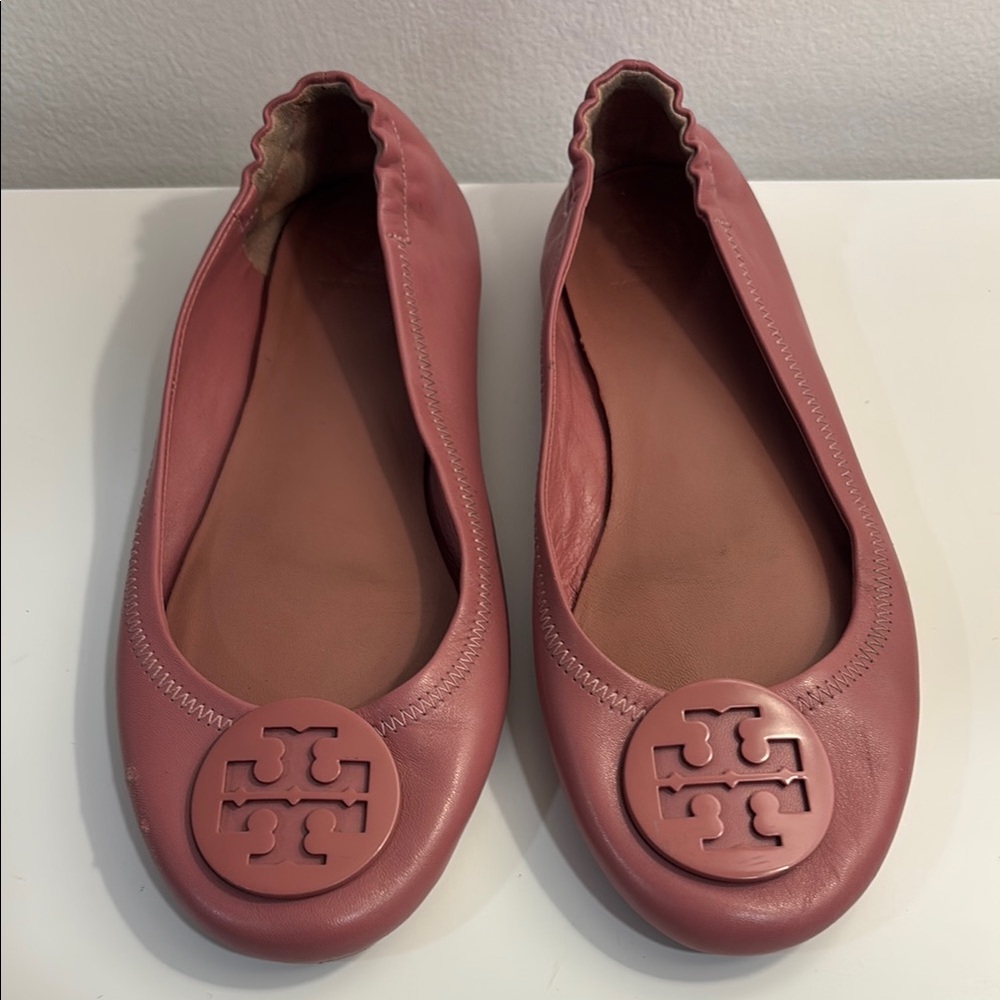 Tory Burch Minnie in Dusty Rose Pink - Size 8